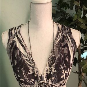 🖤Black & white maxi sundress